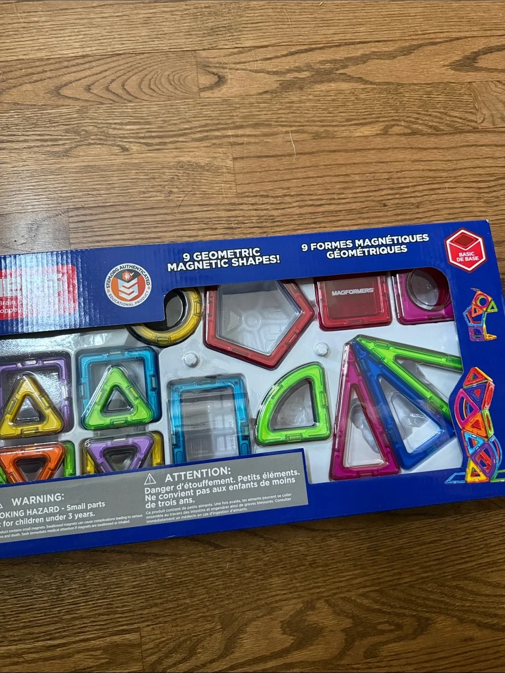 Magformers Magnetic Building Set - Multicolor Geometric Shapes